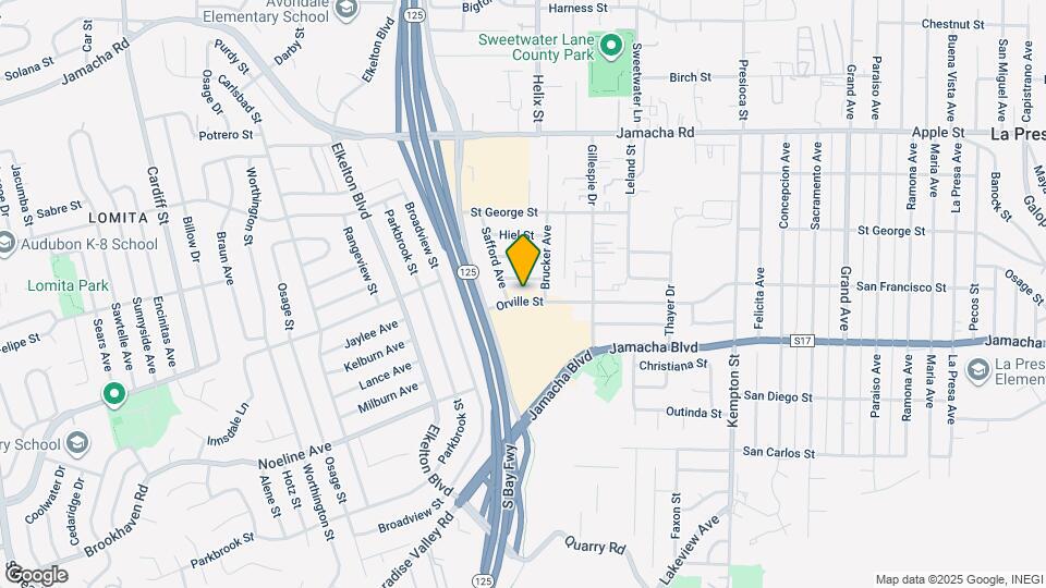 8728 Orville St Map and Location Details