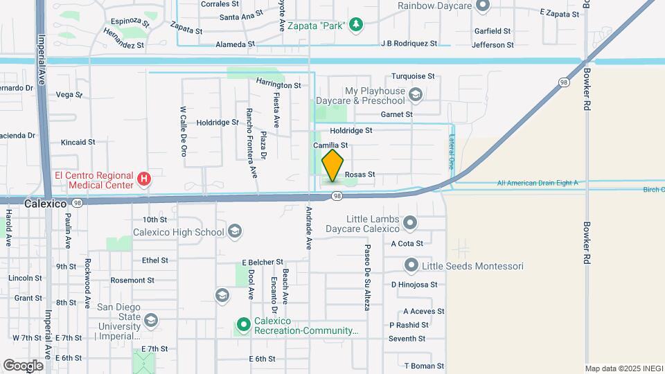 1160 Rosas St Map and Location Details