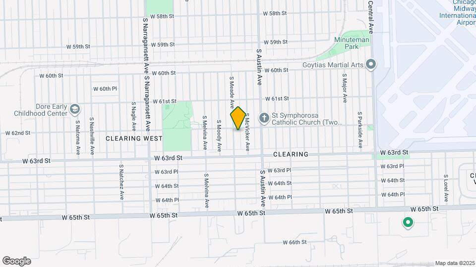 6209 S Meade Ave Mapa y Detalles de la Ubicación