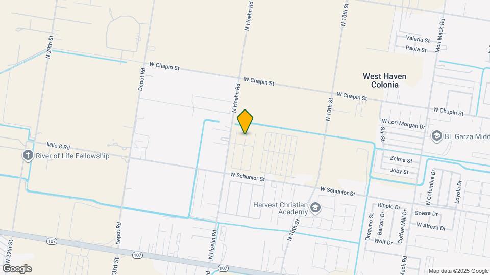 1008 N Trinity St Map and Location Details