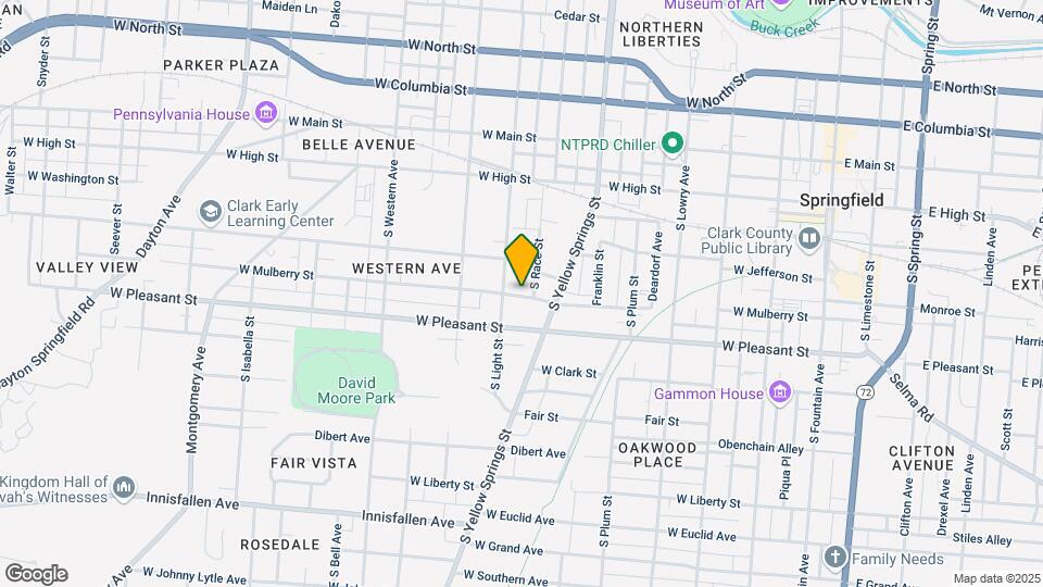 668 1/2 W Mulberry St Map and Location Details