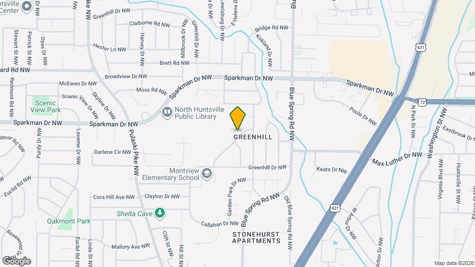 2708 Monticello Dr NW Map and Location Details