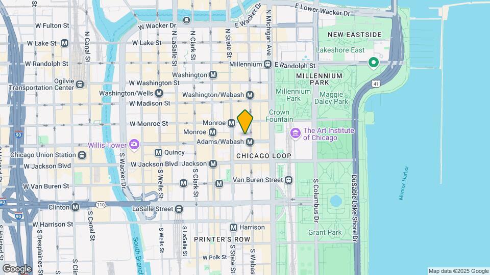 32 E Adams St, Unit 1C Mapa y Detalles de la Ubicación