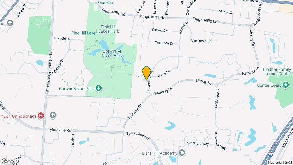 6175 Cloverwood Dr Map and Location Details