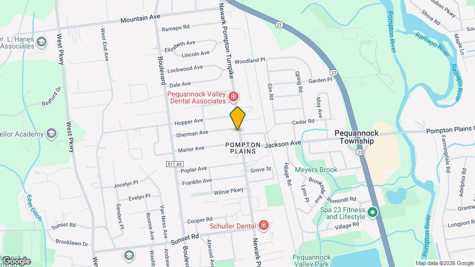 627 Newark Pompton Turnpike Apartments and Nearby Pompton Plains