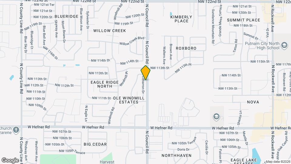 11300 Cimarron Dr Map and Location Details