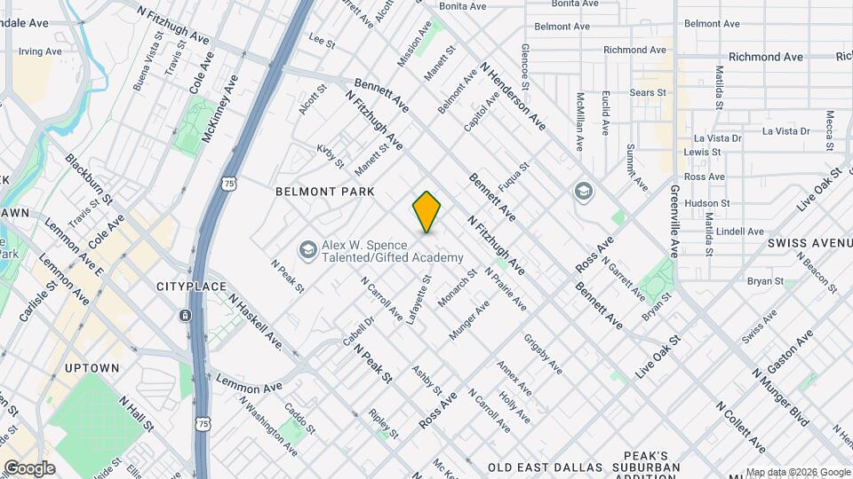 2222 Kirby St Map and Location Details