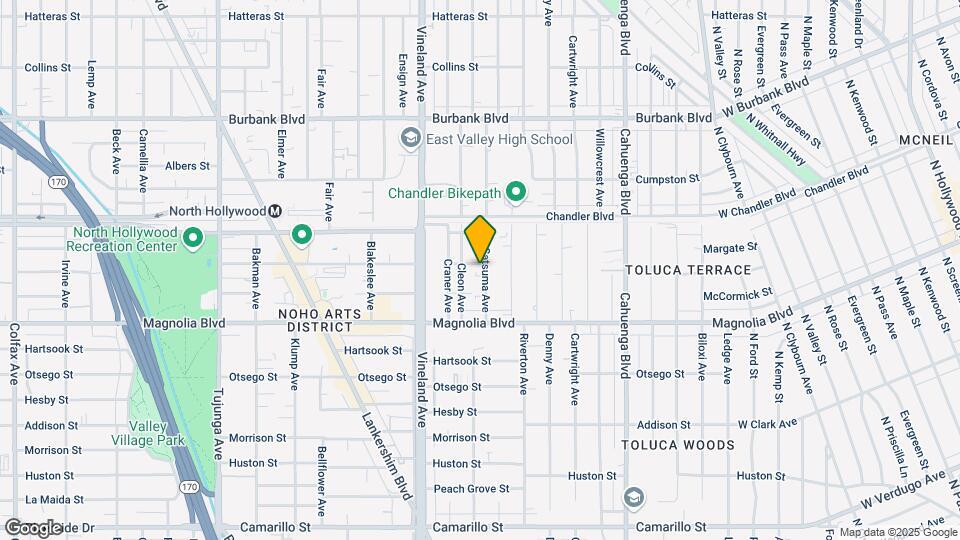5269 Satsuma Ave Mapa y Detalles de la Ubicación