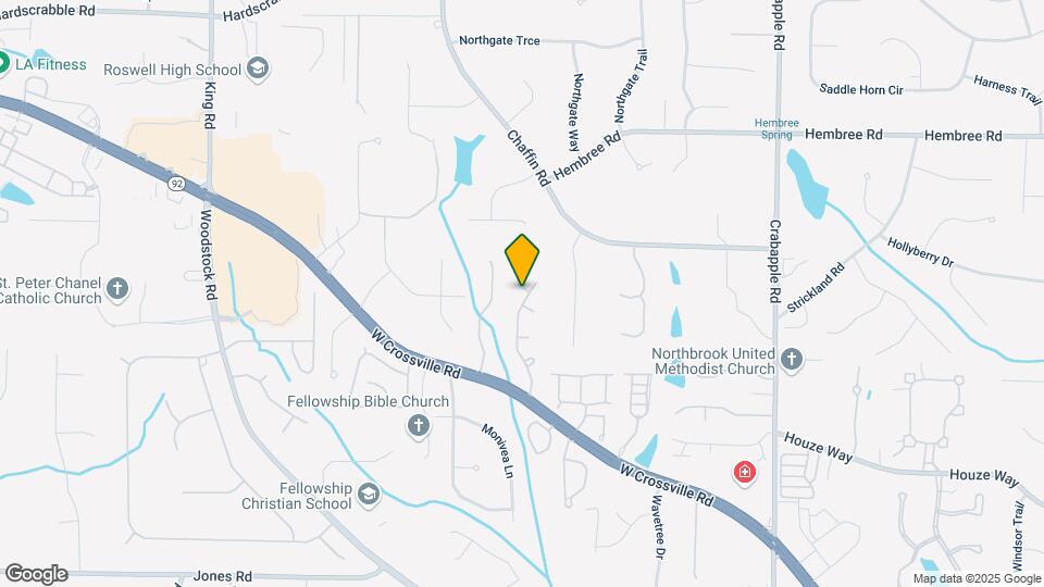 1680 River Oak Dr Map and Location Details