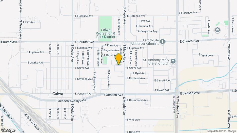 4592 E Booker Ave Map and Location Details