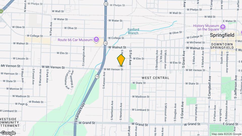 1403 W Mt Vernon St Map and Location Details
