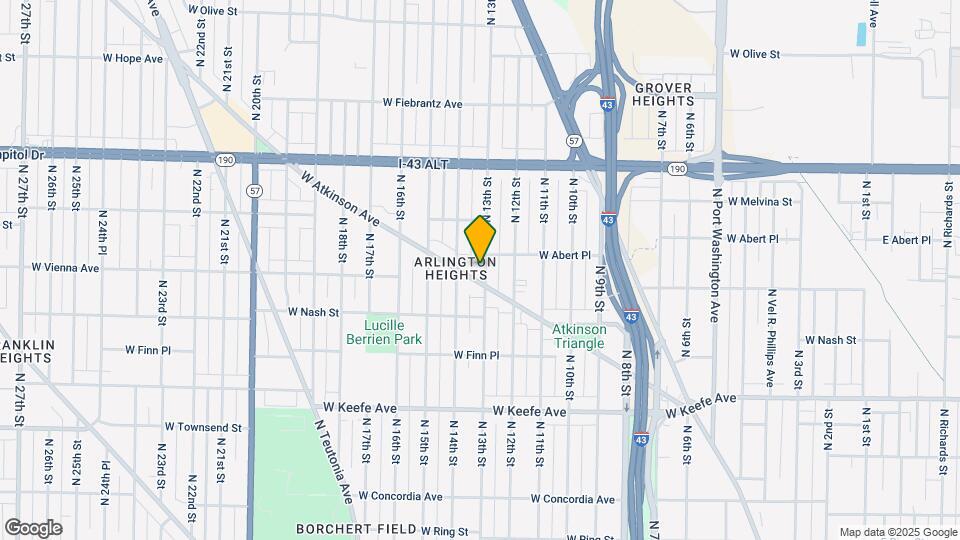 3765 N 13th St Map and Location Details