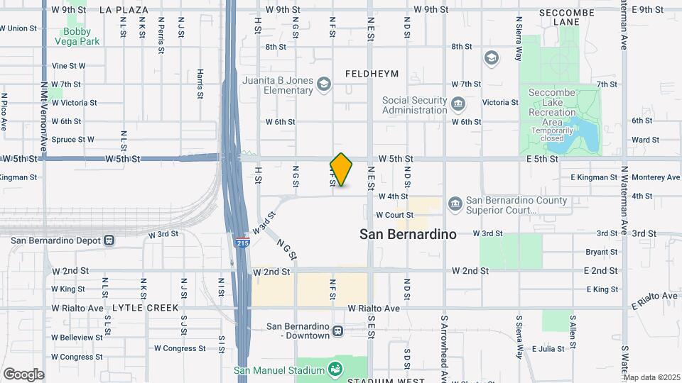 570 W 4th St Mapa y Detalles de la Ubicación