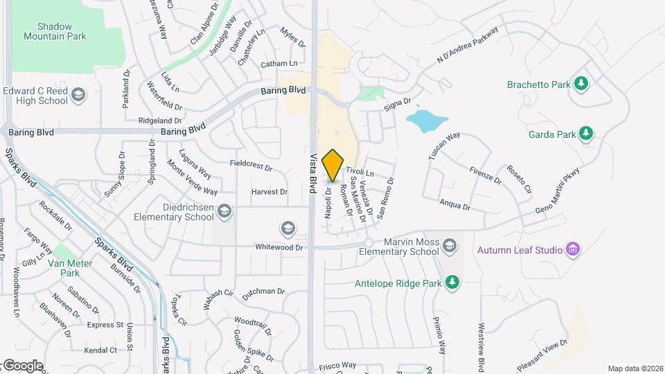 2520 Napoli Dr Map and Location Details
