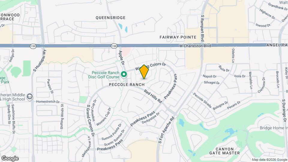 9405 Valencia Canyon Dr Mapa y Detalles de la Ubicación