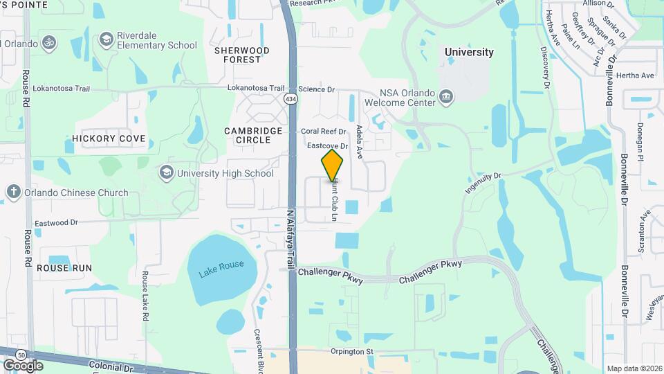 2734 Hunt Club Ln Map and Location Details