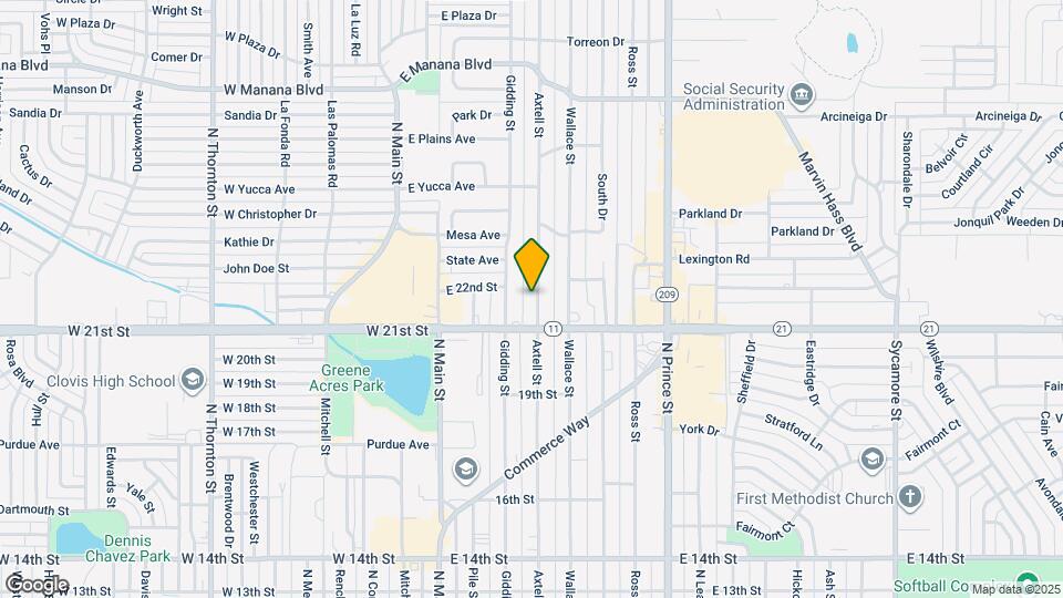 2120 Axtell St Map and Location Details