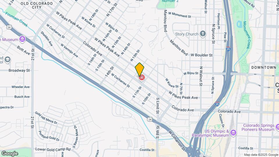 1120 W Colorado Ave Map and Location Details