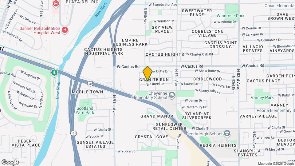 8868 W Laurel Ln Mapa y Detalles de la Ubicación