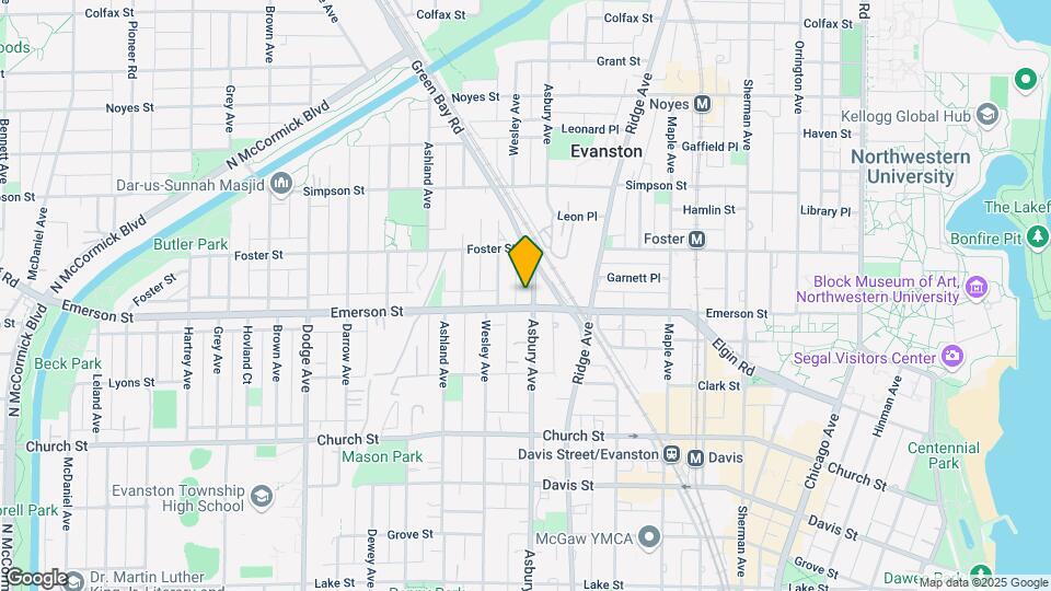 1906 Asbury Ave, Unit 1 Map and Location Details