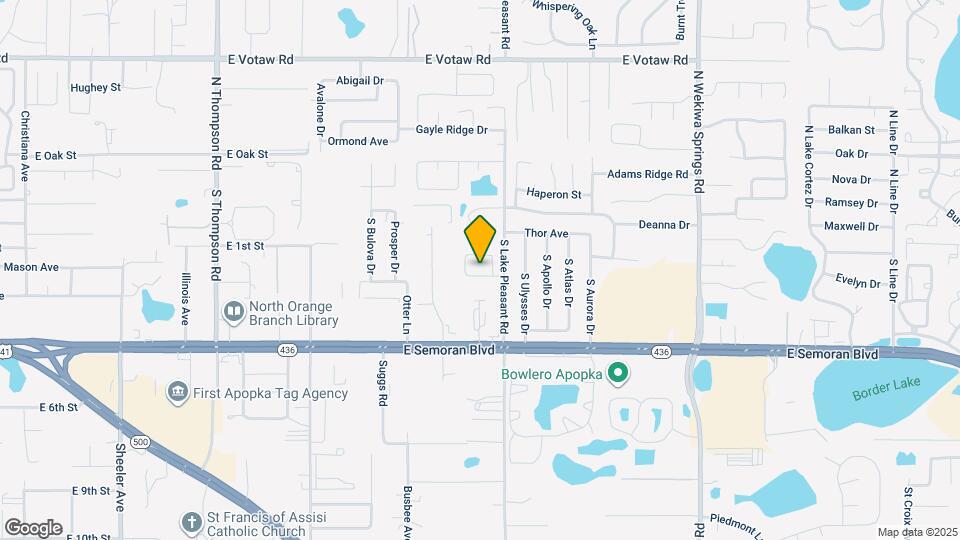 1741 Wekiva Crossing Blvd Map and Location Details