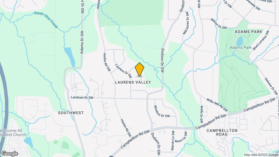 2725 Laurens Cir SW Map and Location Details