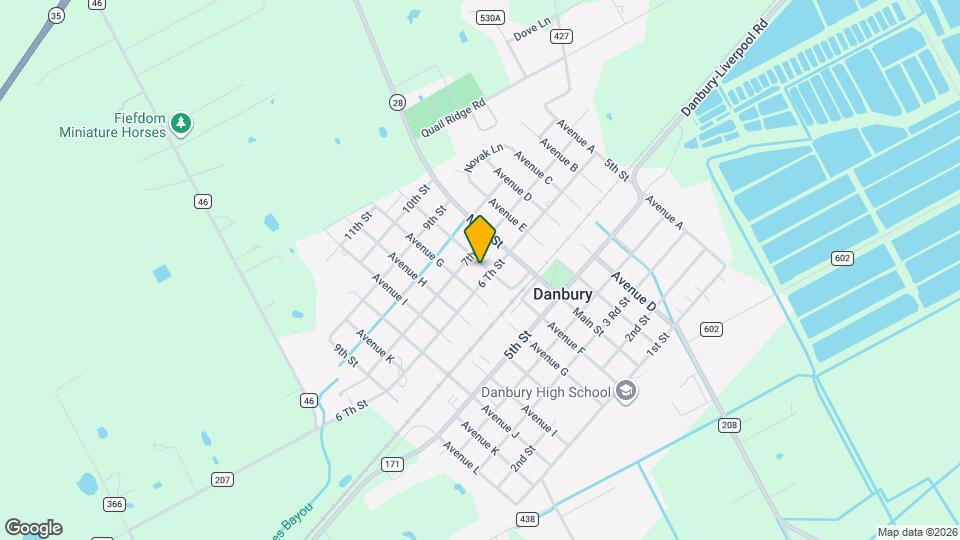 1614 Avenue F Map and Location Details