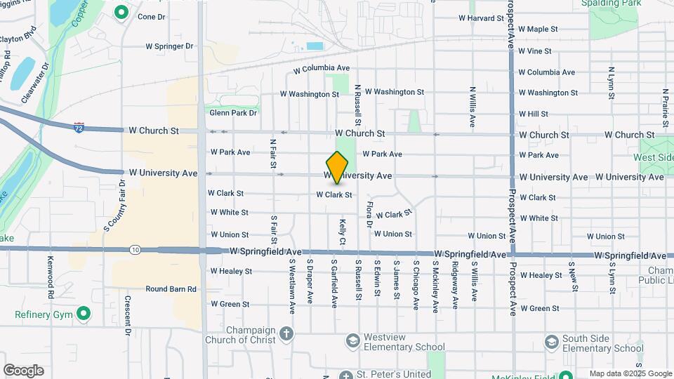 1314 W Clark St Map and Location Details