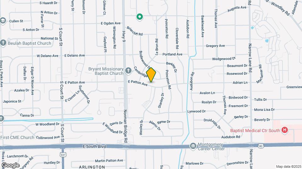 625 E Patton Ave Map and Location Details