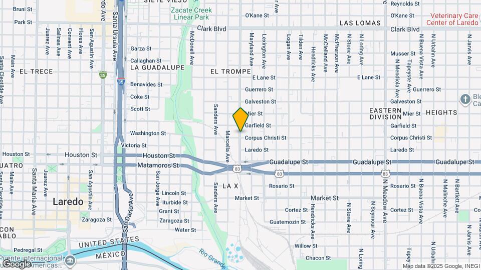 402 Corpus Christi St Map and Location Details