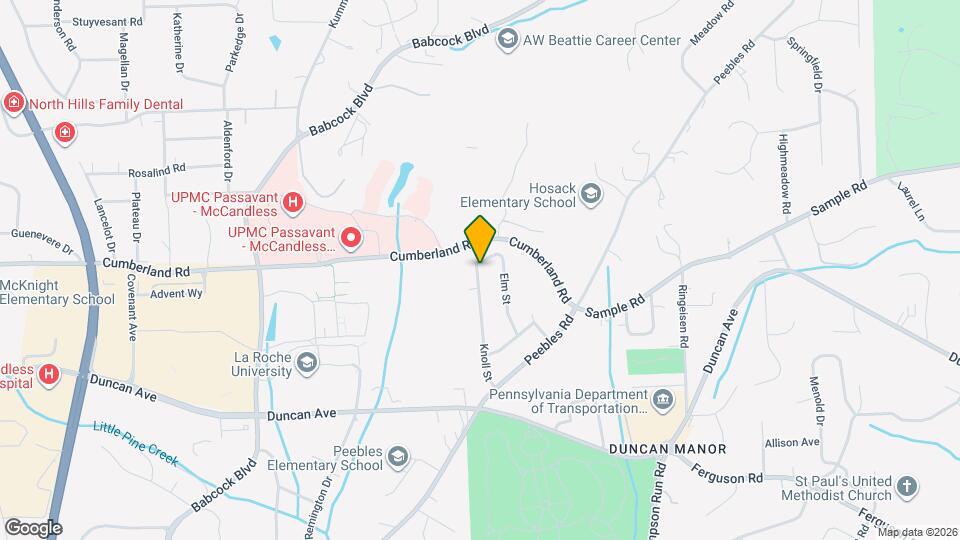 9002 Knoll St Mapa y Detalles de la Ubicación