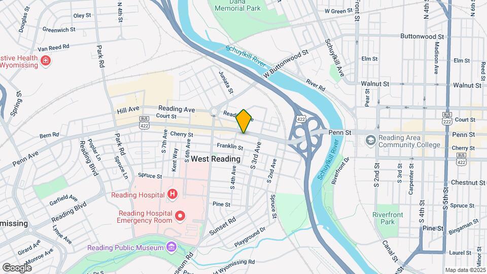 326 Penn Ave-Unit -2nd Floor Map and Location Details