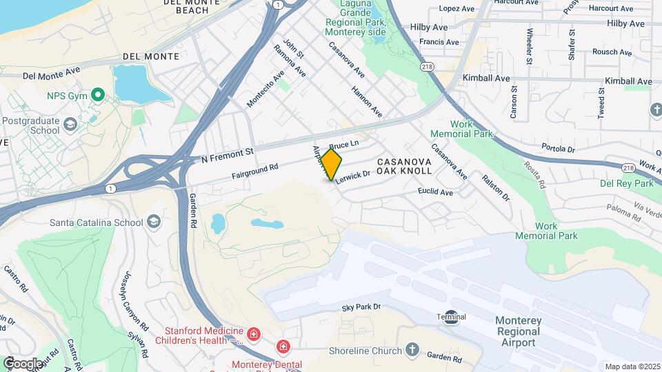 632 Airport Rd Map and Location Details