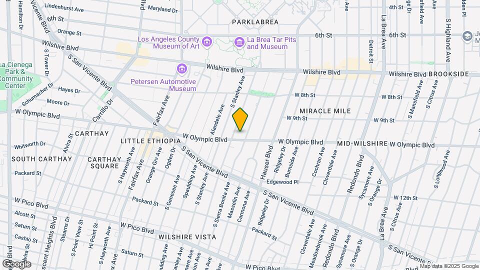 5815 W Olympic Blvd Mapa y Detalles de la Ubicación