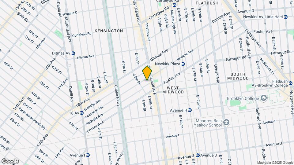 333 Parkville Ave Map and Location Details