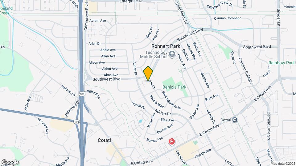 7359 Boris Ct Map and Location Details