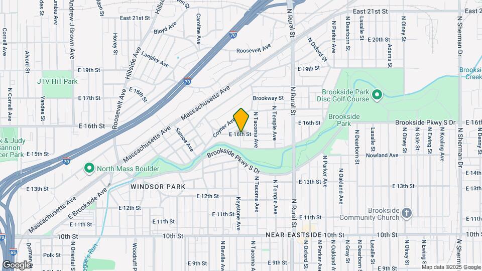 2407 E 16th St Map and Location Details