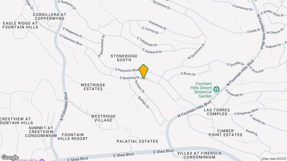 15545 E Mustang Dr Map and Location Details