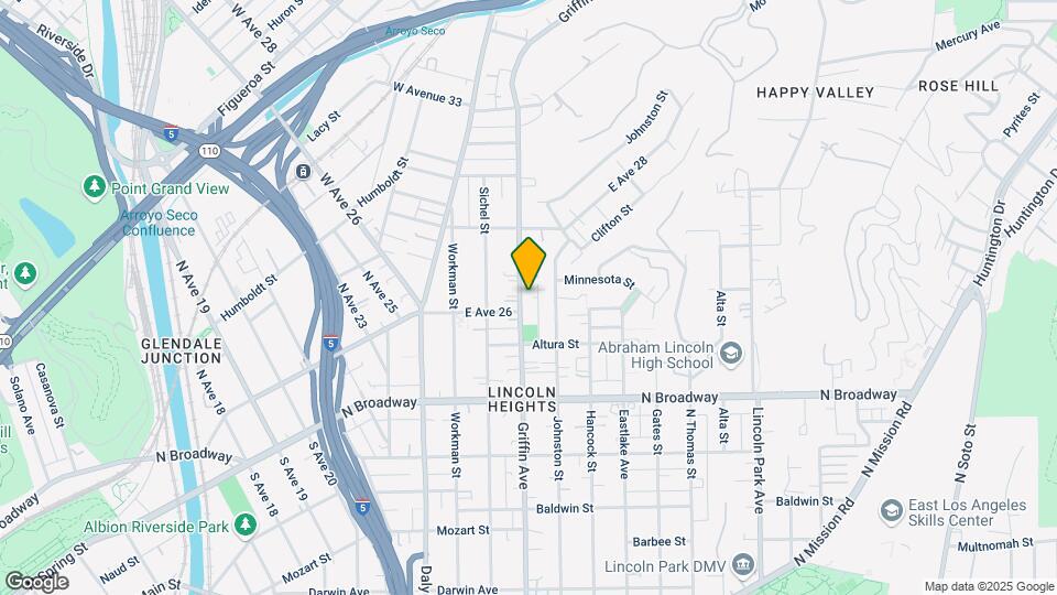 2614 Griffin Ave Map and Location Details