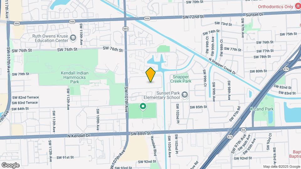 8045 SW 107th Ave, Unit 124 Map and Location Details