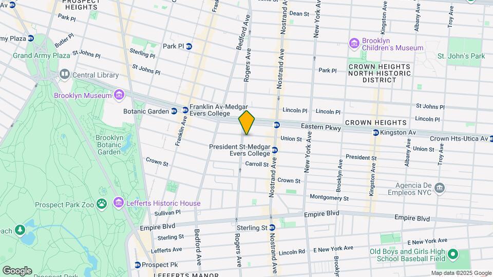 1160 Union St, Unit #1 Map and Location Details