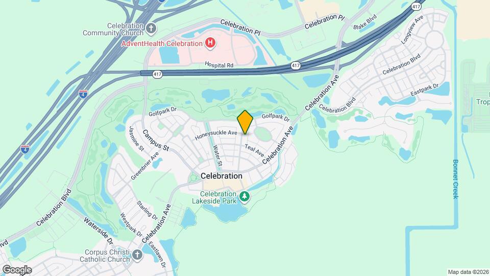 411 Sycamore St Map and Location Details