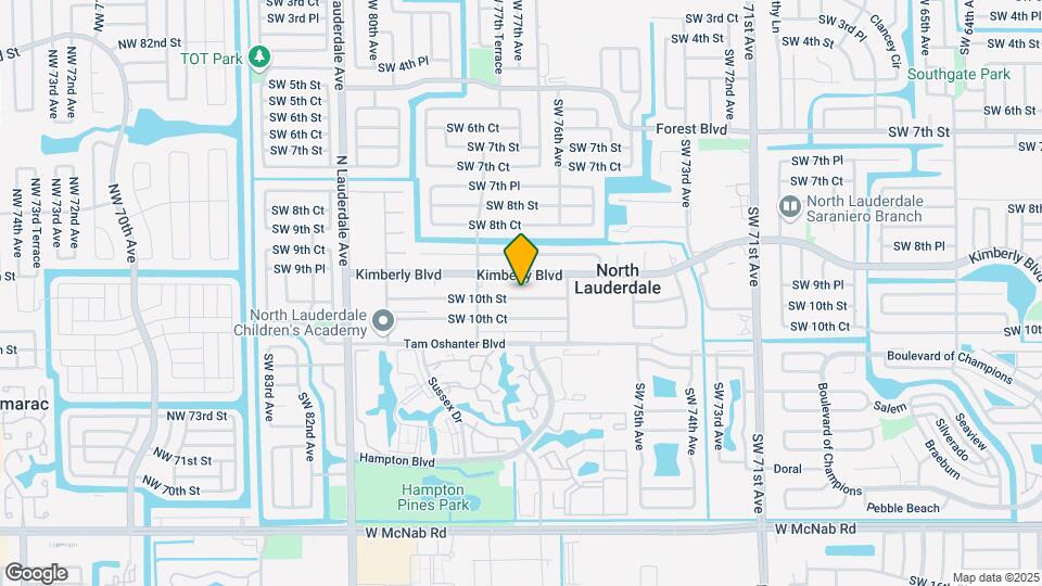 7701 SW 10th St-Unit -A Map and Location Details