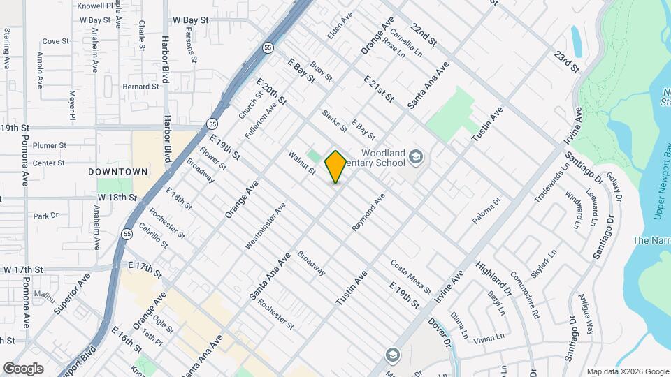290 Walnut St, Unit A 101 Map and Location Details