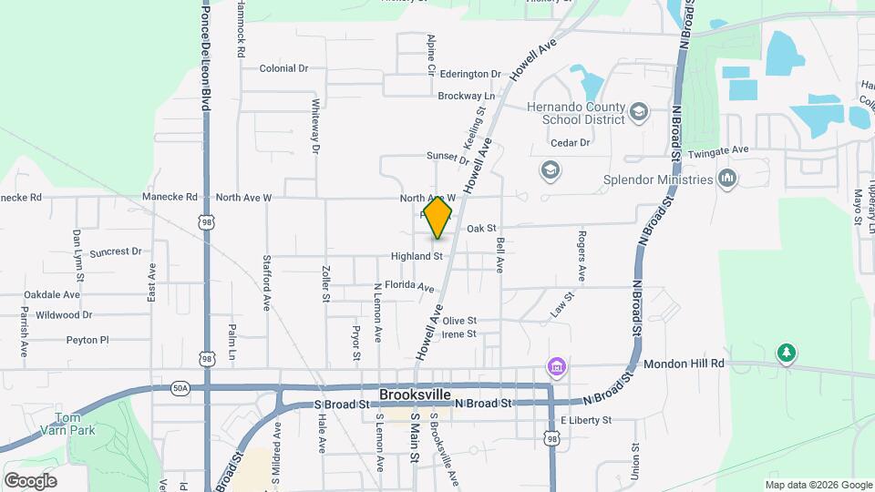 506 Park Way Map and Location Details