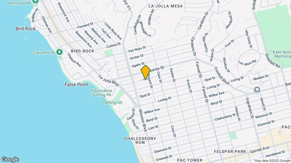 863 Sapphire St Mapa y Detalles de la Ubicación