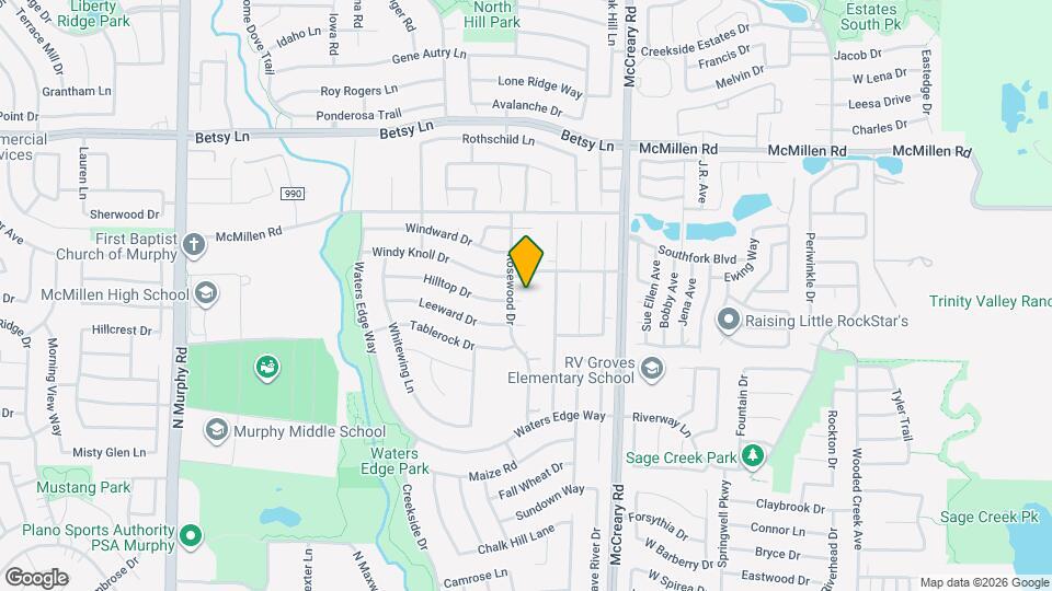 607 Hilltop Dr Map and Location Details