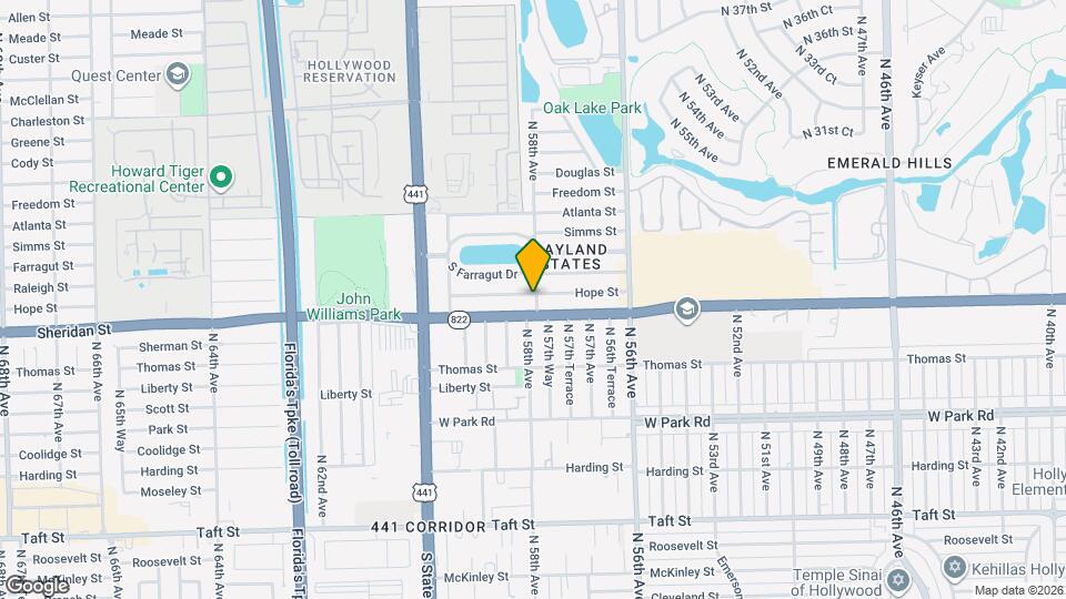 5800 Hope St Map and Location Details