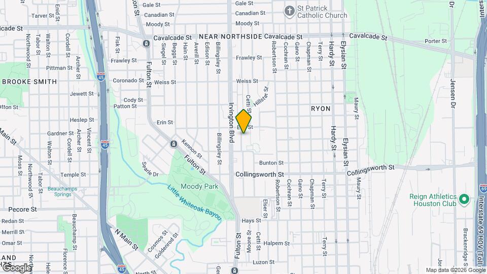 3904 Moore St Map and Location Details