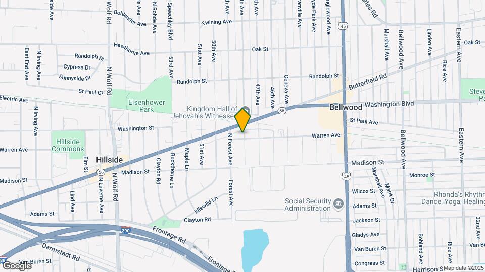4338 Warren Ave Map and Location Details